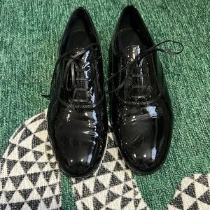 Prada patent leather Oxfords